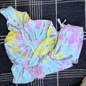 Pastel Tie-Dye Loungewear Set